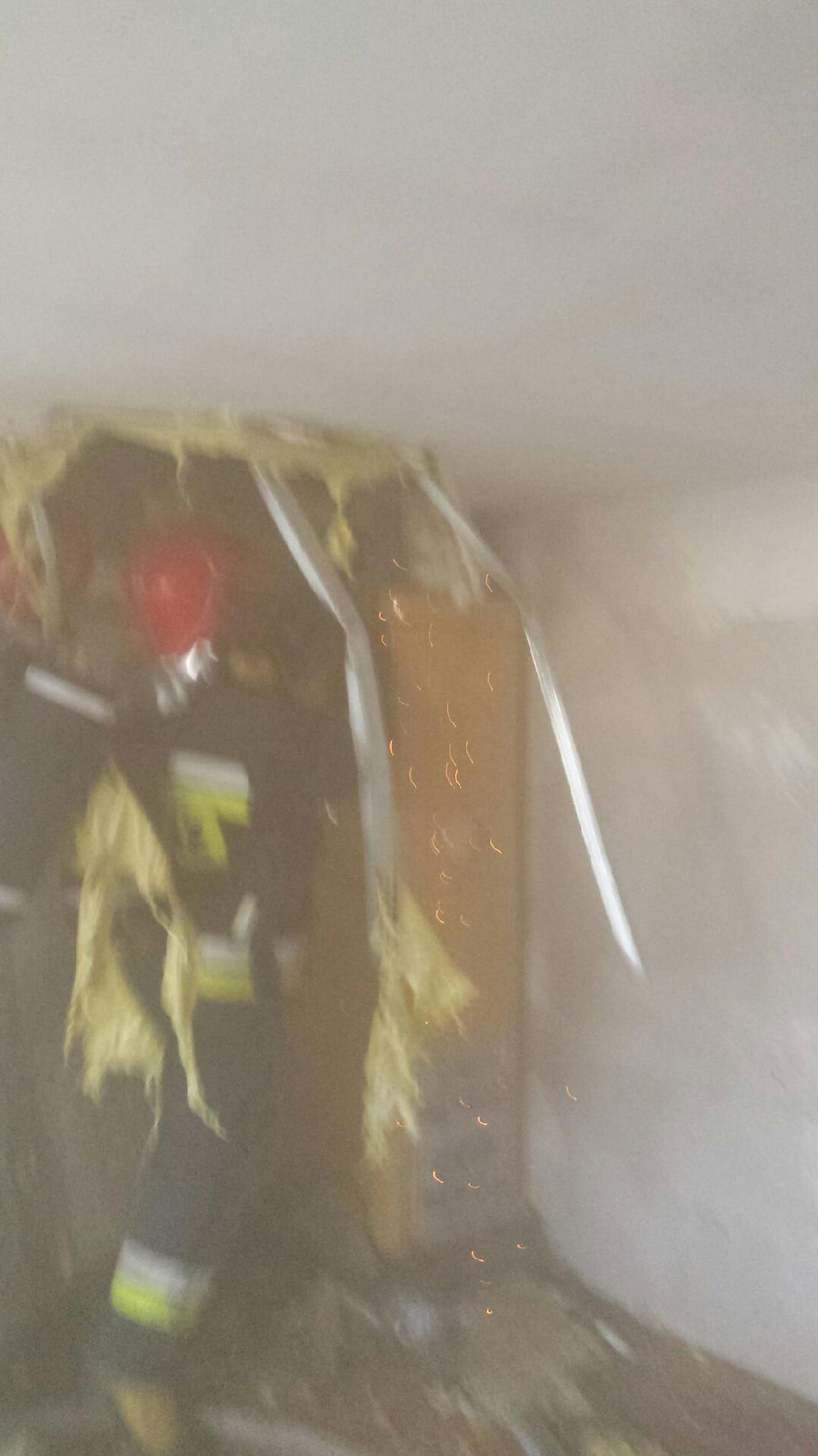 Pożar w Tczewie. Straż: "Mogą mówić o szczęściu w nieszczęściu"