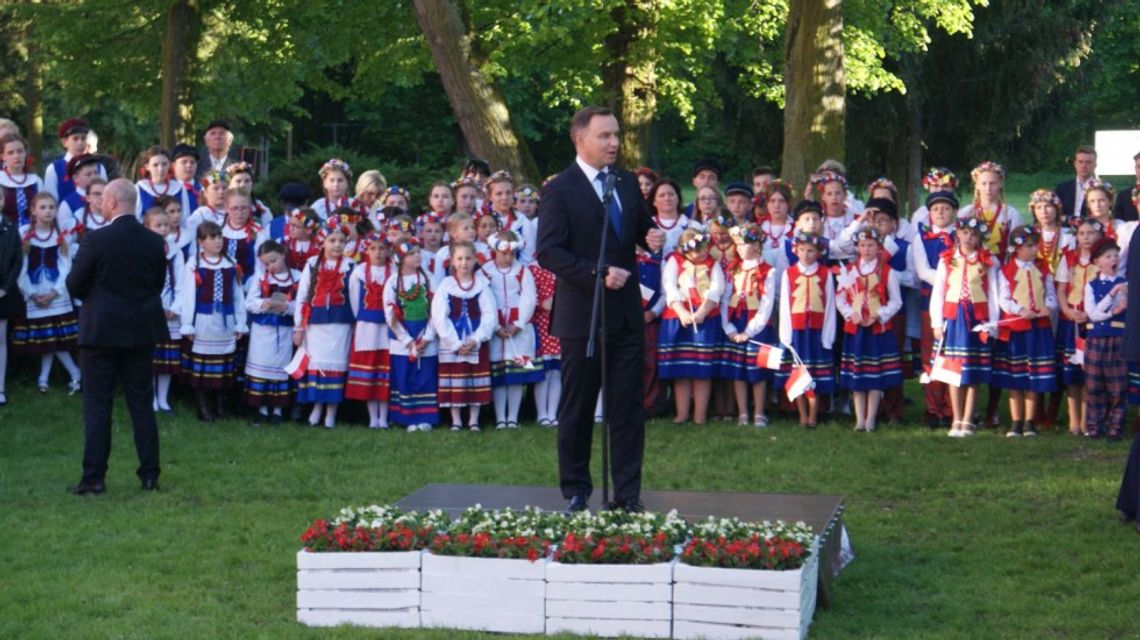 Prezydent Andrzej Duda w Pelplinie.