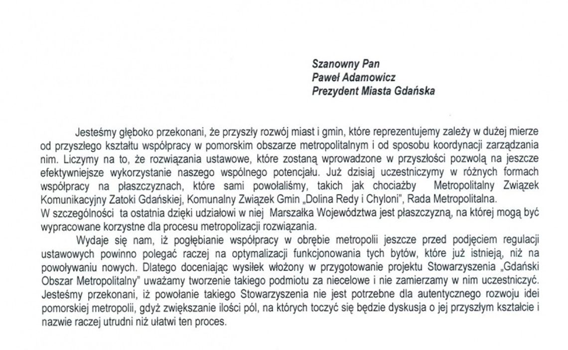 Prezydent Gdańska dostał po nosie