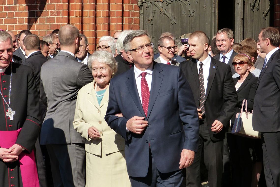 Prezydent Polski odwiedził Pelplin