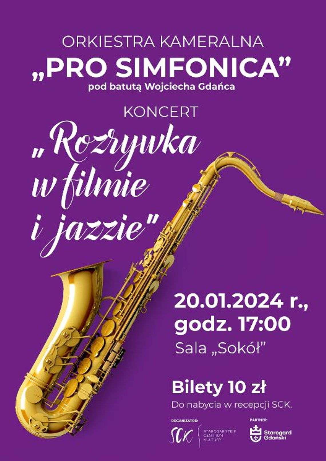 Pro Simfonica - rozrywka w filmie i jazzie. Koncert już 20 stycznia