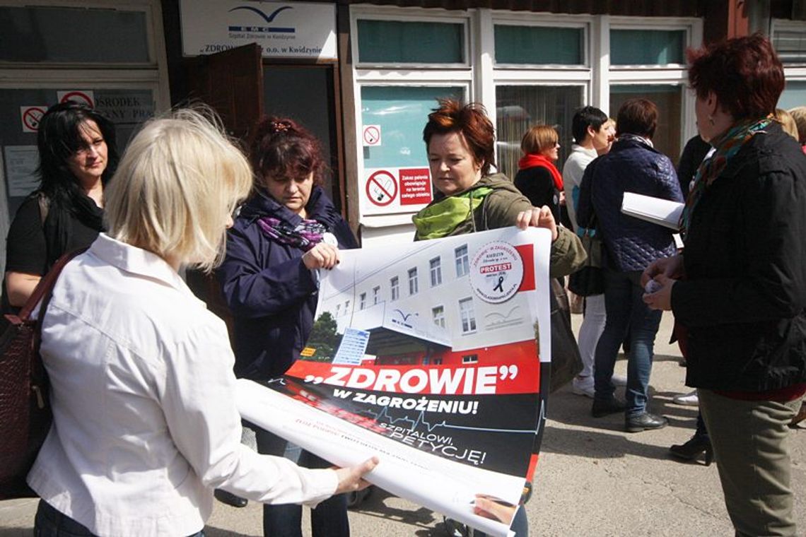 Protestujący w szpitalu wstrzymują strajk czynny Protestujący w szpitalu wstrzymują strajk czynny