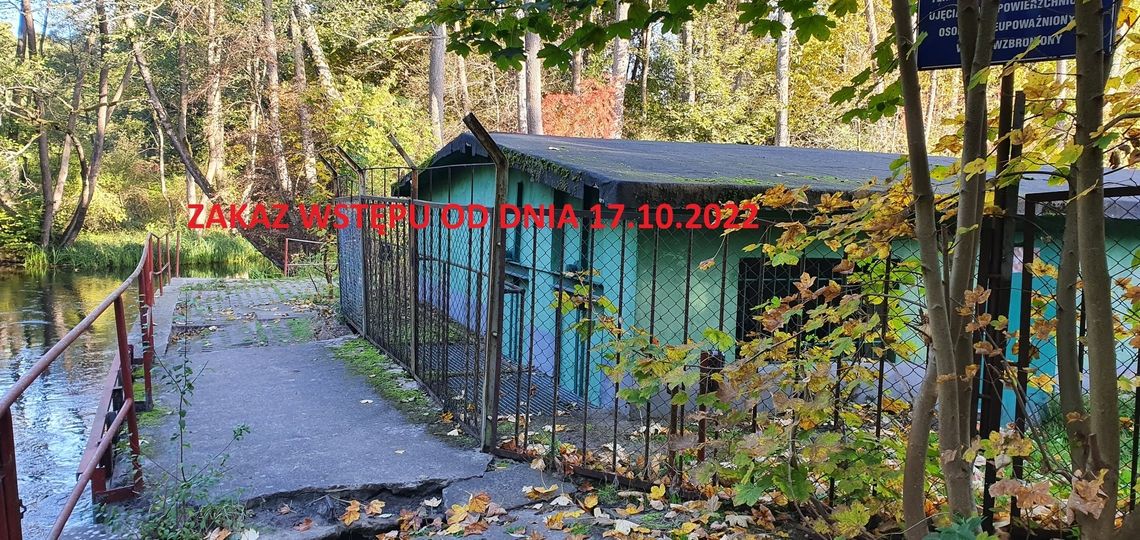 Przebudowa nabrzeża przy ujęciu wody dla Steico. Wprowadzono zakaz przejścia przez ,,pompownię" Przebudowa nabrzeża przy ujęciu wody dla Steico. Wprowadzono zakaz przejścia przez ,,pompownię"