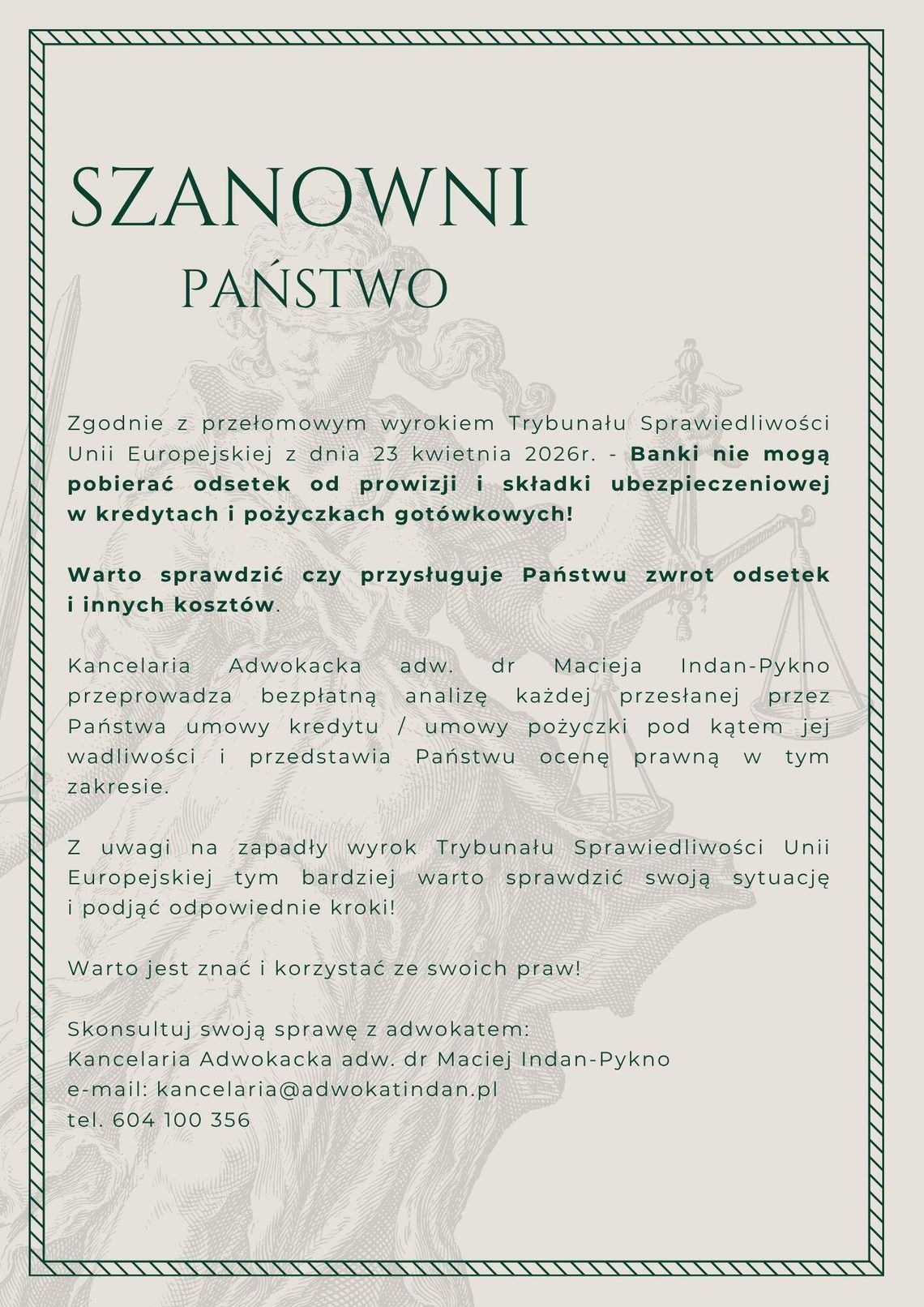 Przełomowy wyrok TSUE: Czy banki będą musiały zwracać miliardy złotych?