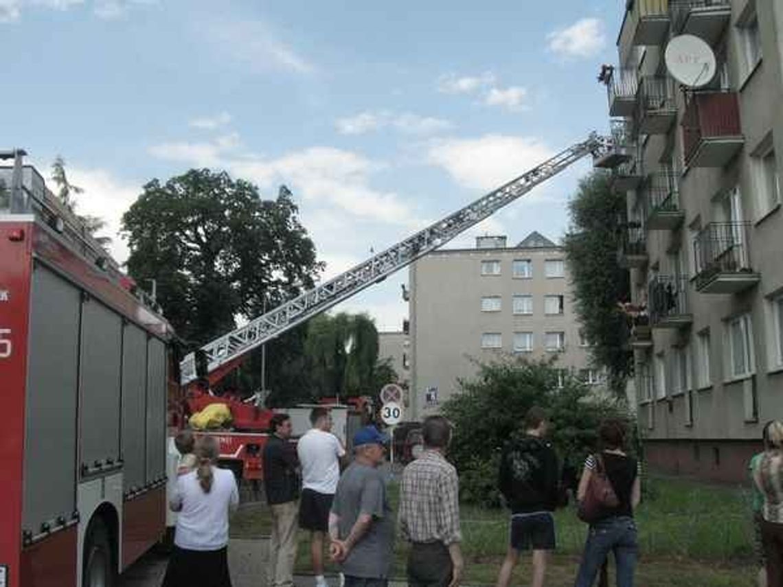 Przyjechała straż pożarna na sygnale...