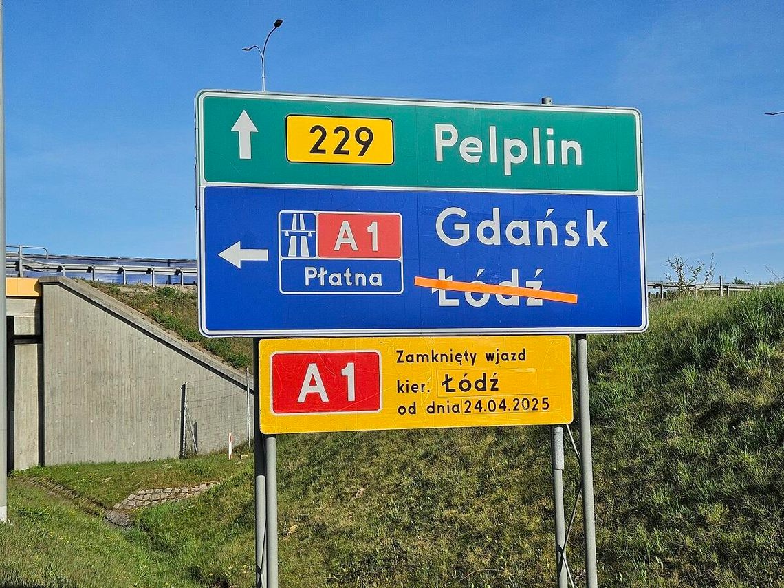 PRZYPOMINAMY: Trwa remont autostrady pomiędzy węzłami Pelplin - Kopytkowo