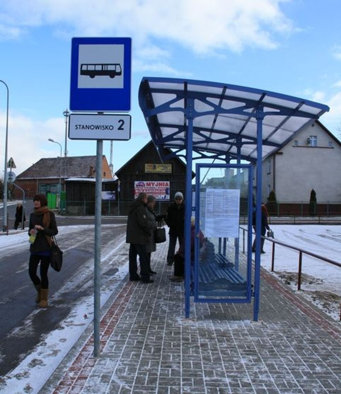 Przystanek autobusów w Gniewie przeniesiony Przystanek autobusów w Gniewie przeniesiony