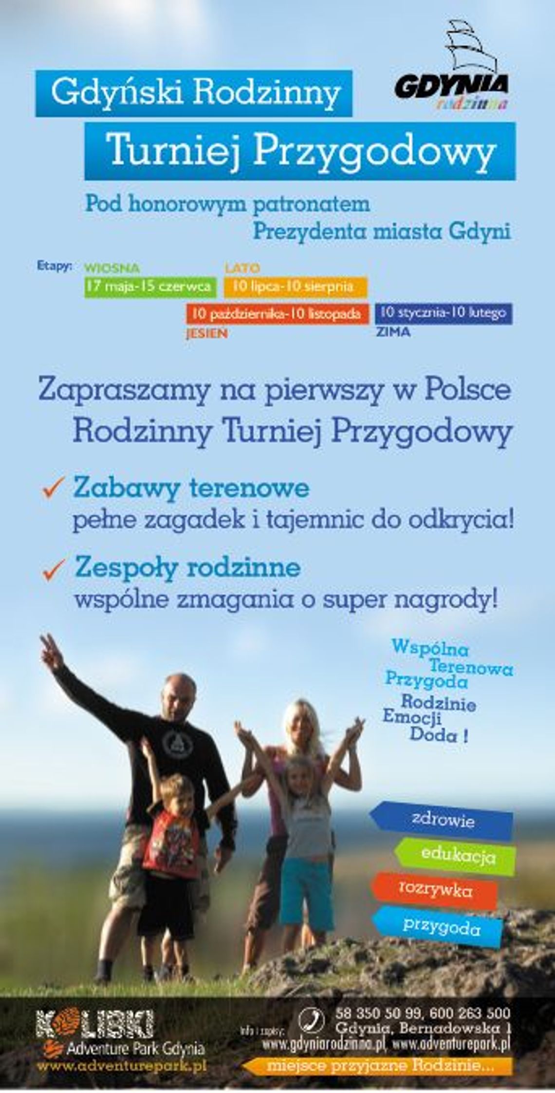 Rodzinna przygoda w Kolibkach - siłą, główką i dobrymi chęciami