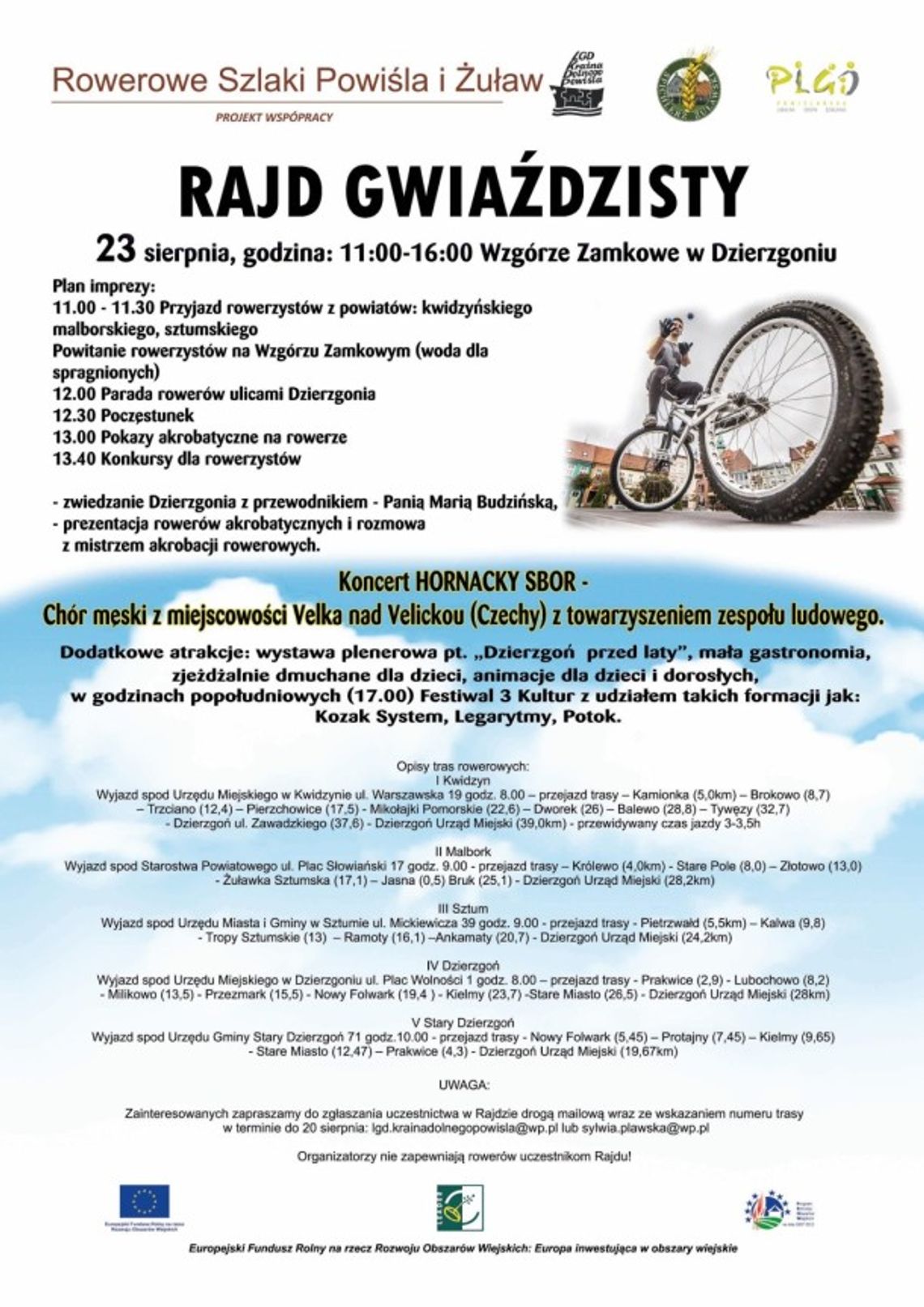 Rowerem do Dzierzgonia Rowerem do Dzierzgonia