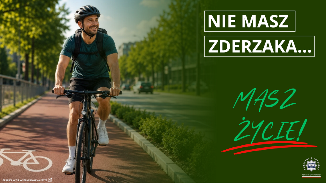 Rowerzysto - nie masz zderzaka… ale masz życie! Rowerzysto - nie masz zderzaka… ale masz życie!