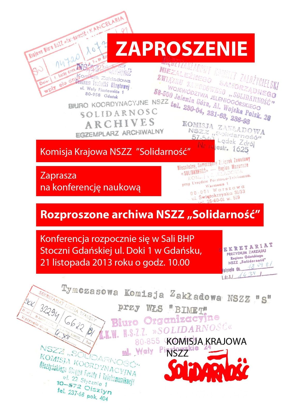 „Rozproszone Archiwa” w sali BHP - zagadki historyczne „Rozproszone Archiwa” w sali BHP - zagadki historyczne