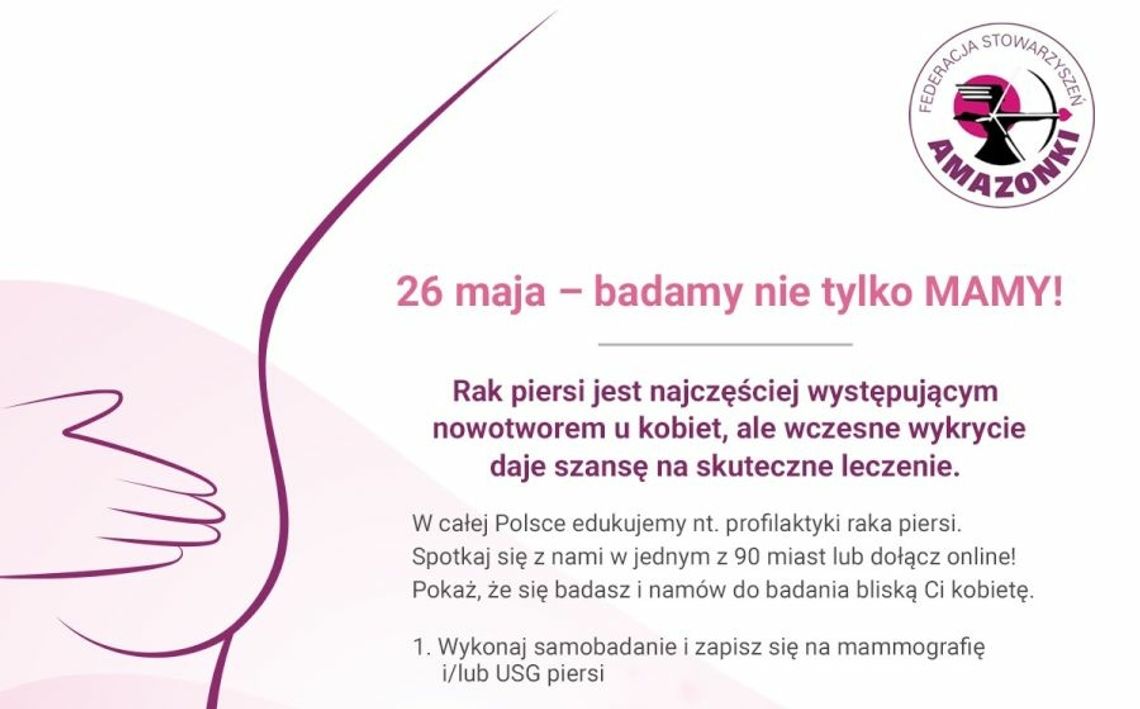 Rusza akcja edukacyjna „Badamy nie tylko mamy” to najlepszy prezent dla każdej kobiety, MAMY, babci !!