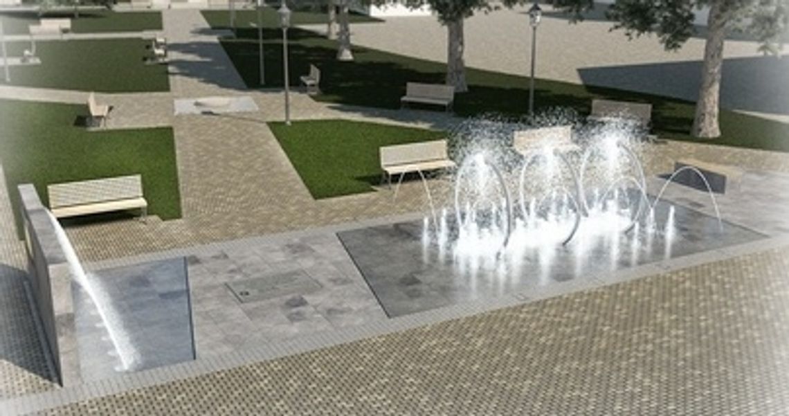 Rusza budowa fontanny na Placu im. Heweliusza Rusza budowa fontanny na Placu im. Heweliusza