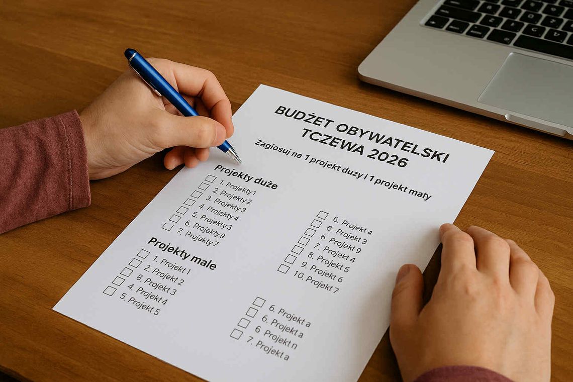 Ruszyło głosowanie na Budżet Obywatelski Tczewa 2026