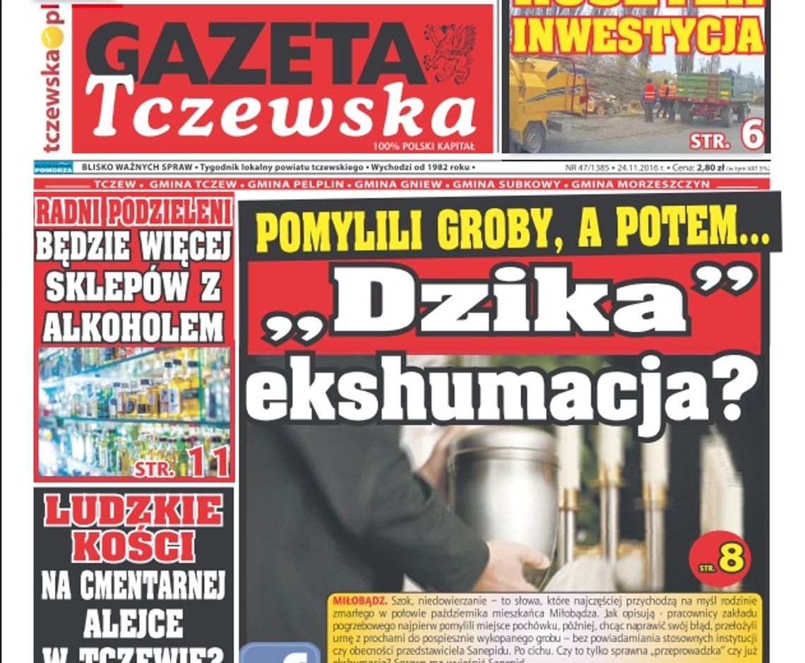 Sanepid wszczyna postępowanie: "przeniesienie to ekshumacja" Sanepid wszczyna postępowanie: "przeniesienie to ekshumacja"