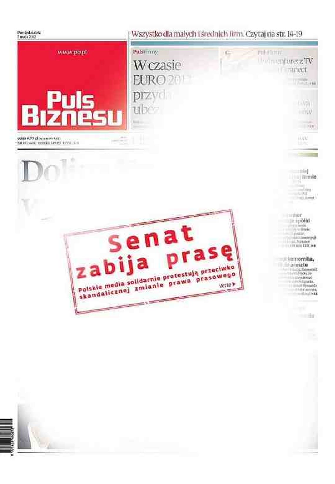 „Senat zabija prasę” - wielki protest gazet i czasopism przeciw odpowiedzi prasowej