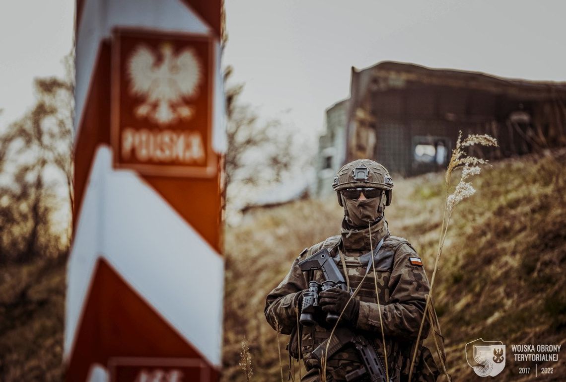 „Silne wsparcie” żołnierzy 7 PBOT na granicy polsko – białoruskiej 