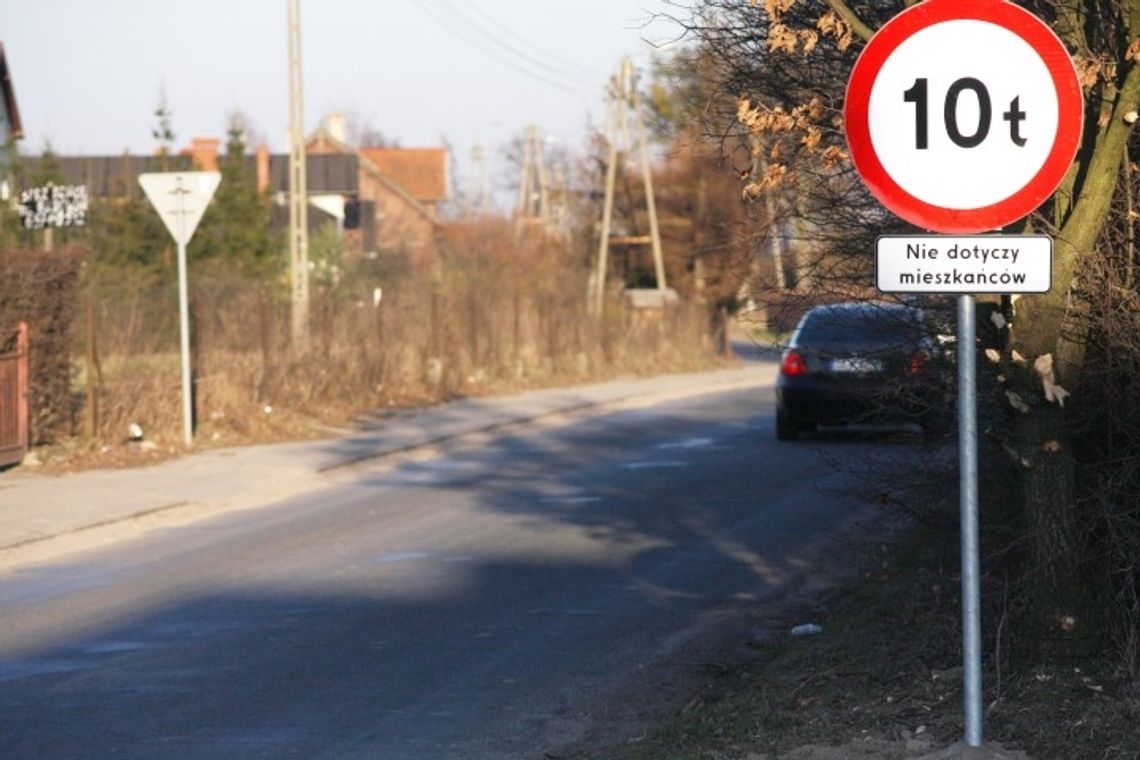 Slalom na drodze wojewódzkiej