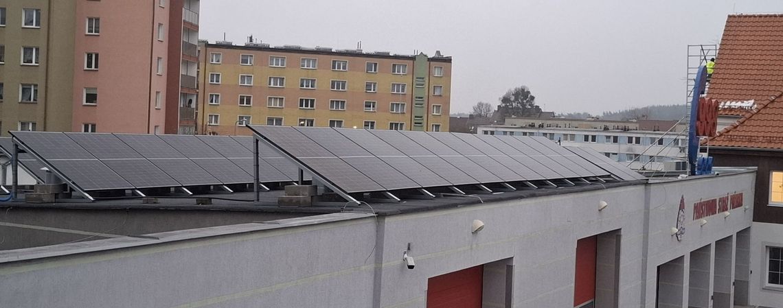 Słoneczne dachy w KP PSP w Kwidzynie Słoneczne dachy w KP PSP w Kwidzynie