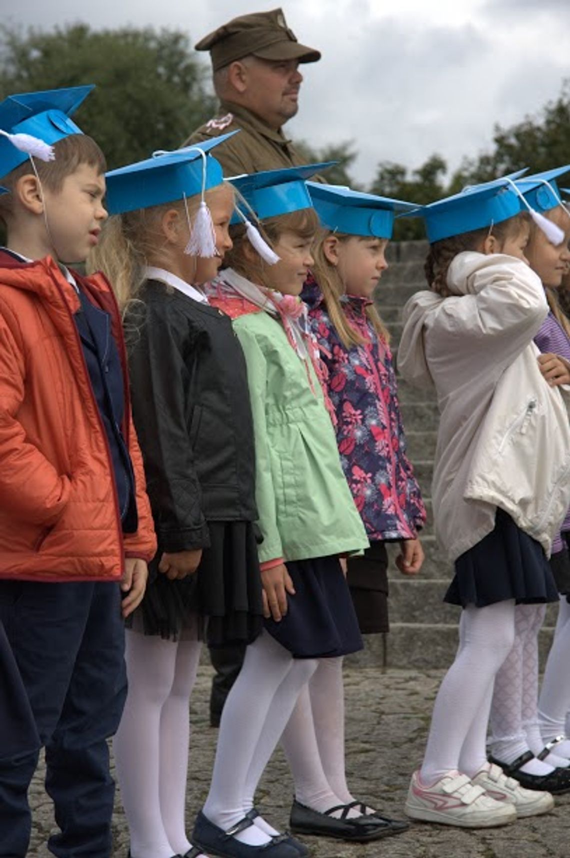 Ślubowanie uczniów klasy I na Westerplatte