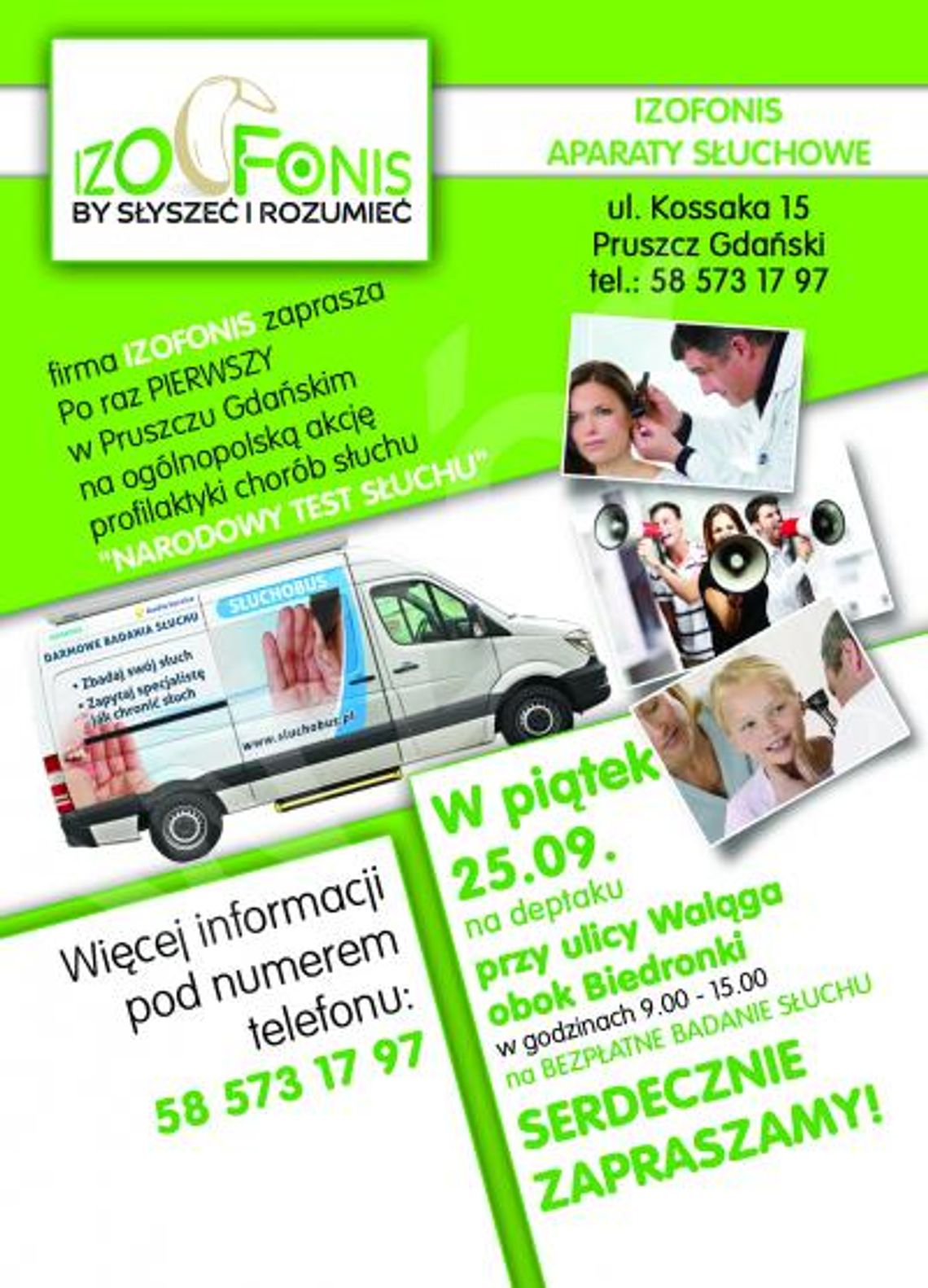 Słuchobus w Pruszczu Gdańskim Słuchobus w Pruszczu Gdańskim