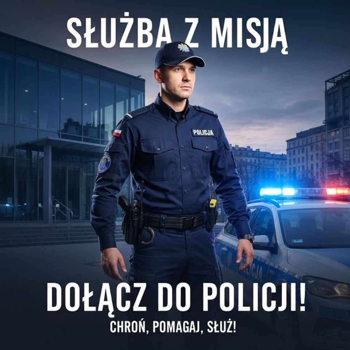 Służba z misją. Dołącz do Policji i zacznij zmieniać świat na lepsze! Służba z misją. Dołącz do Policji i zacznij zmieniać świat na lepsze!