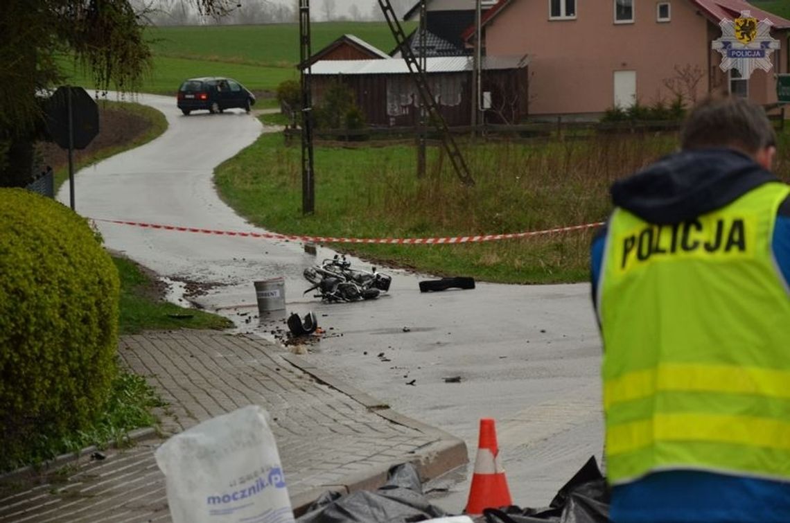 Śmierć 17-letniego motorowerzysty w Klukowej Hucie