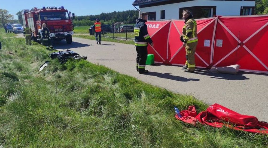 Śmierć motocyklisty po nieustąpieniu pierwszeństwa przejazdu przez kierującego autem