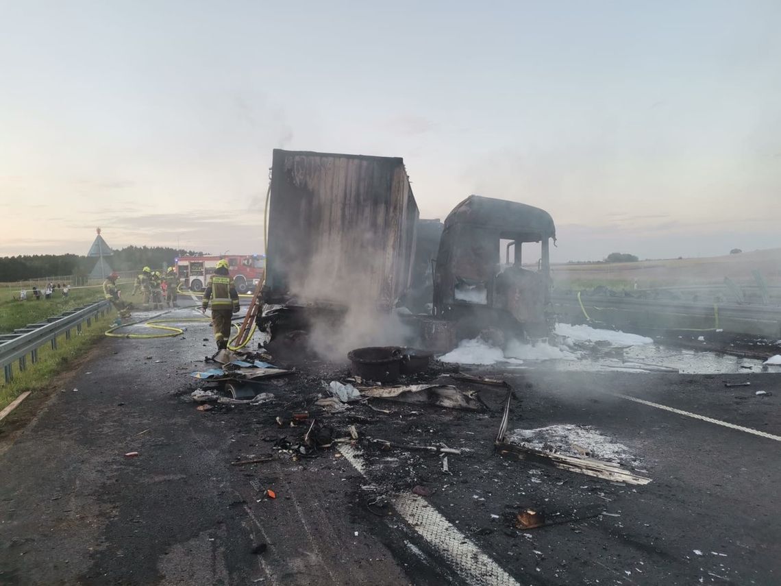 Śmiertelny wypadek na autostradzie A1 w rejonie miejscowości Rombark