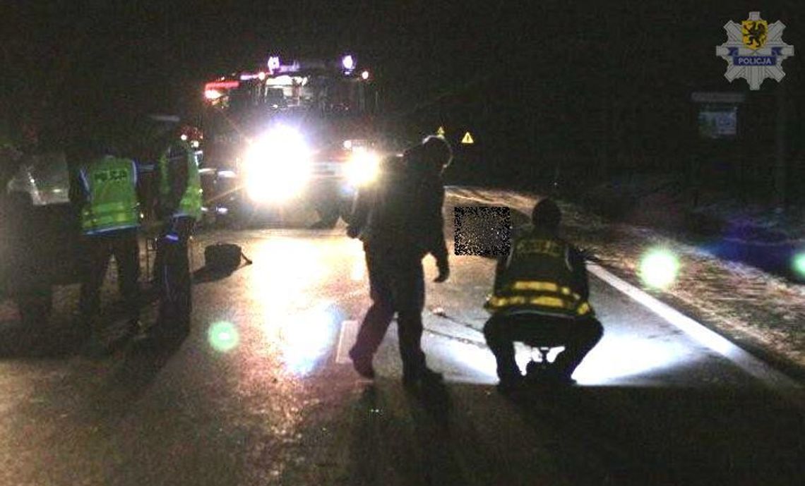 Śmiertelny wypadek - potrącony przez samochody