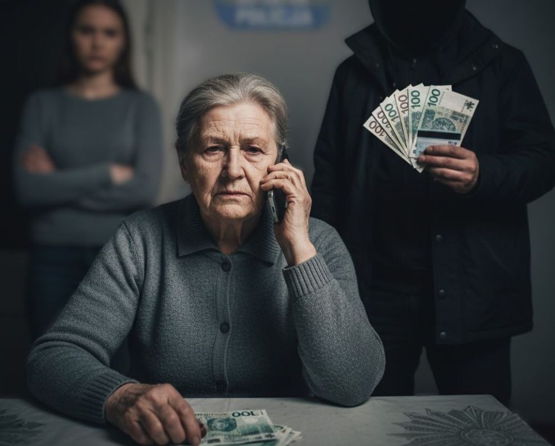 SMS, który kosztował fortunę. Oszukana seniorka zgłosiła się na Policję.