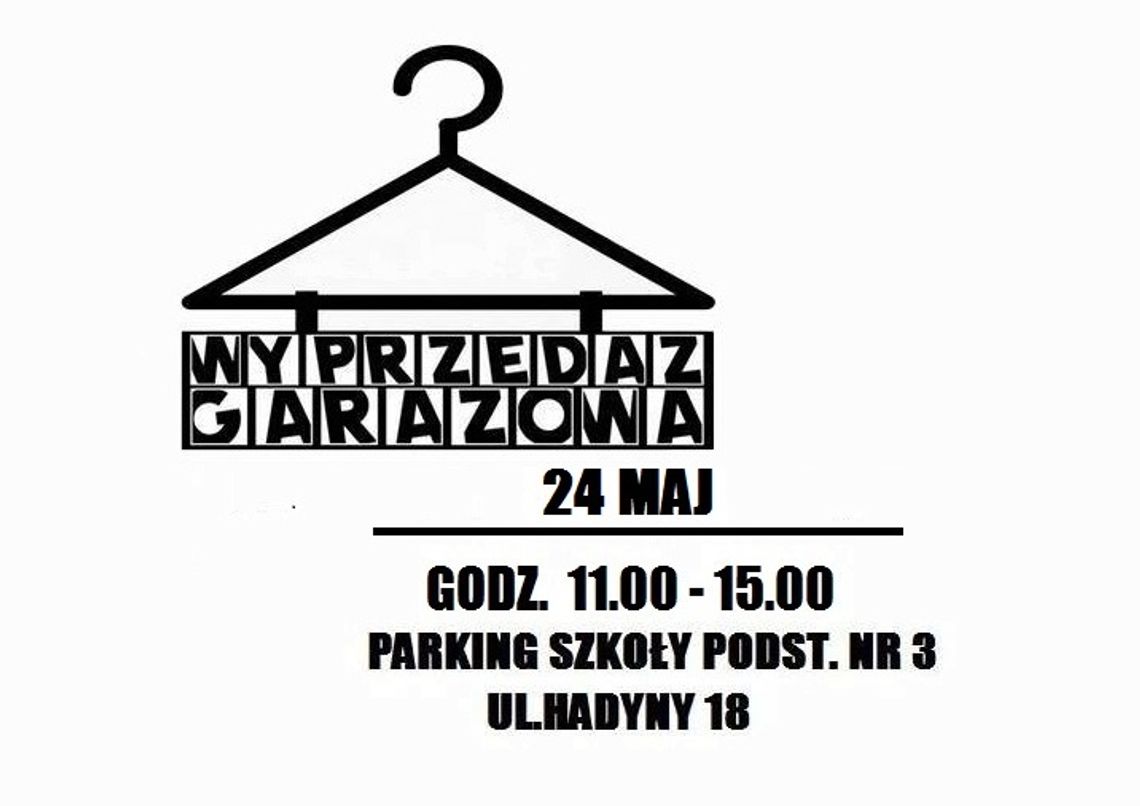 Sobotnia wyprzedaż garażowa Sobotnia wyprzedaż garażowa