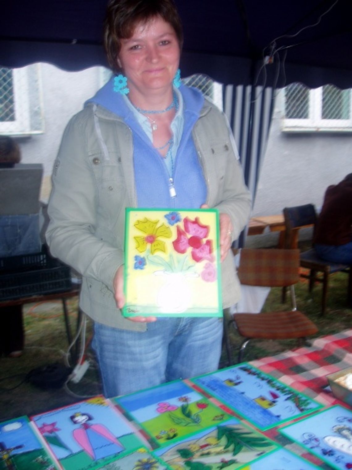 Sołtysowa na szkle malowana Sołtysowa na szkle malowana