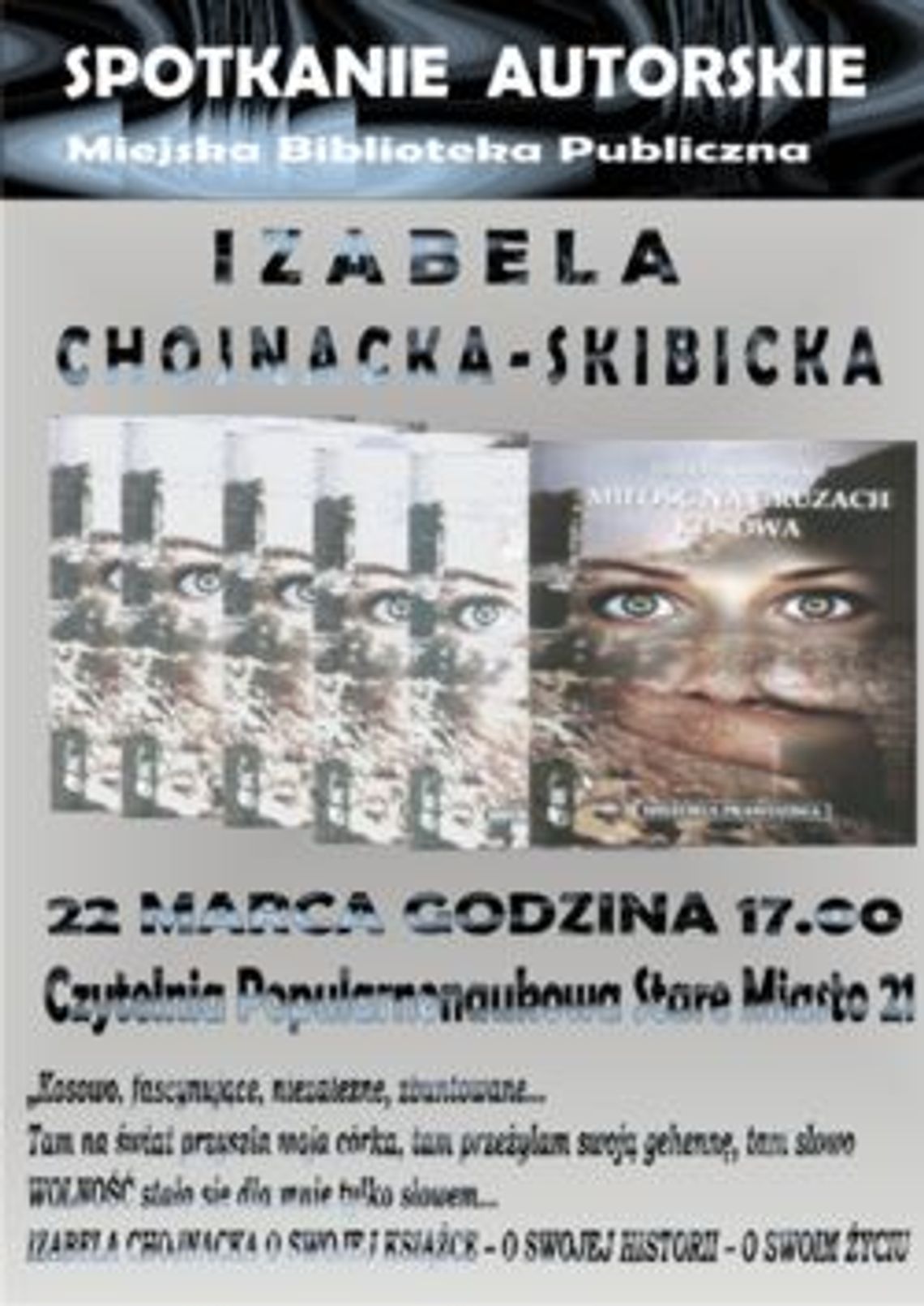 Spotkanie autorskie w bibliotece Spotkanie autorskie w bibliotece