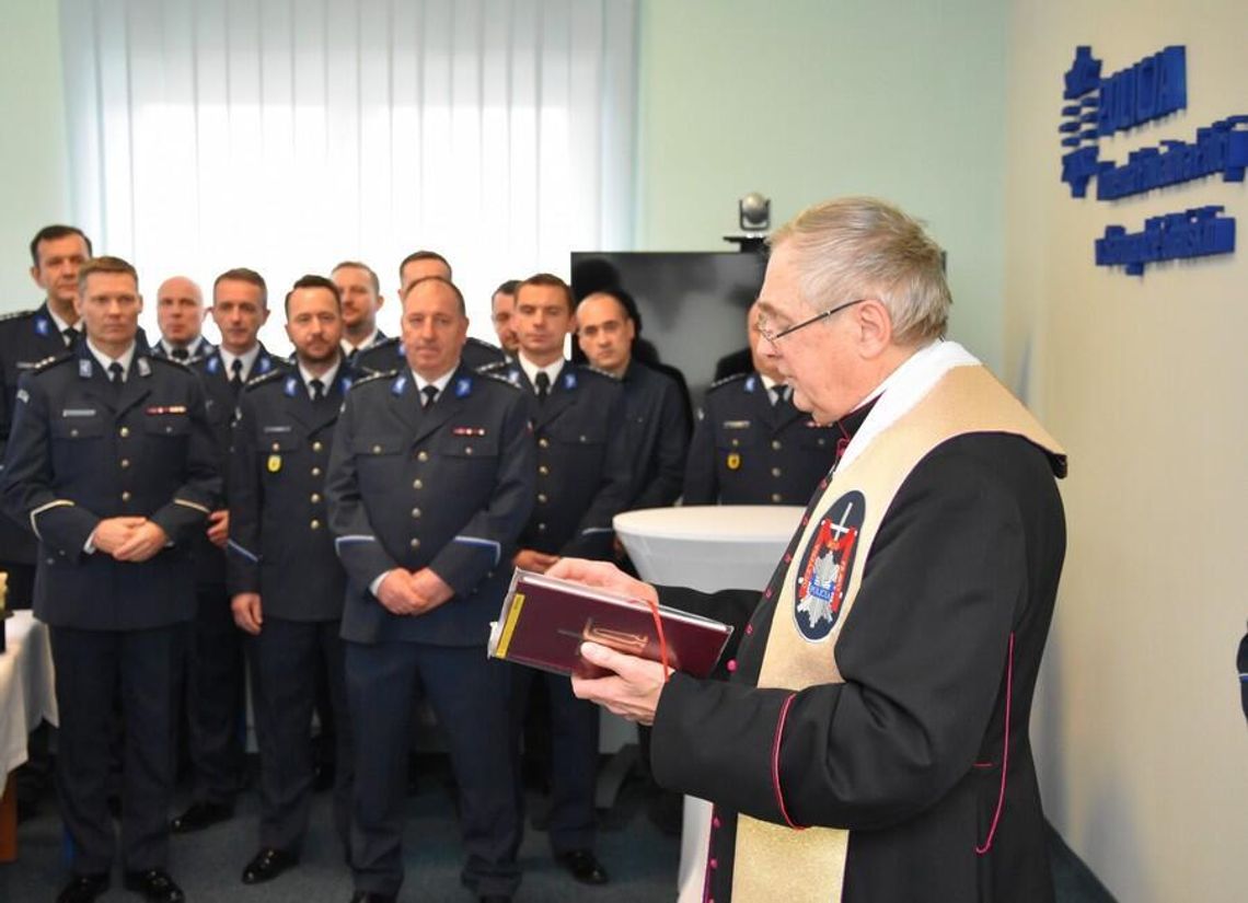 Spotkanie opłatkowe starogardzkich policjantów