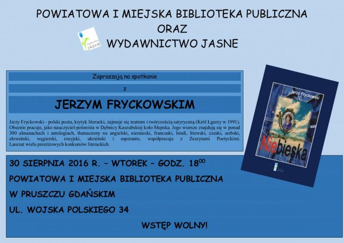 Spotkanie z Jerzym Fryckowskim Spotkanie z Jerzym Fryckowskim