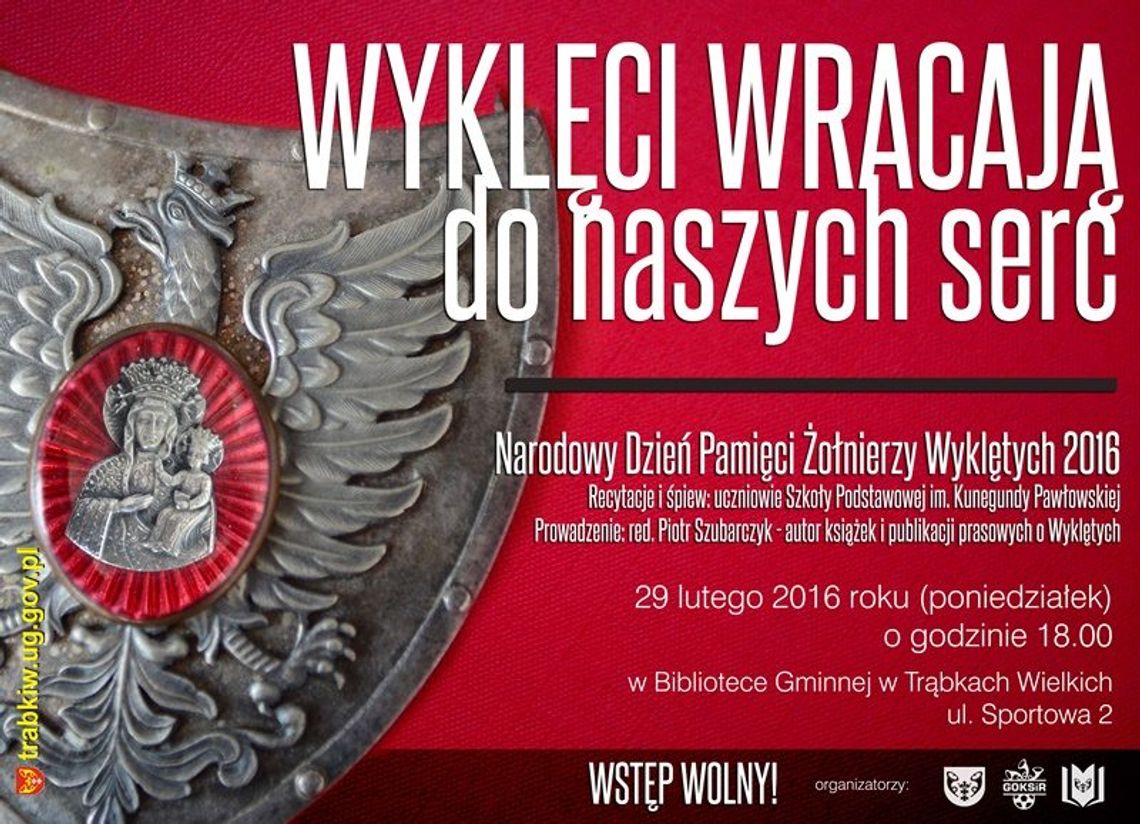 Spotkanie z Piotrem Szubarczykiem "Wyklęci wracają do naszych serc" Spotkanie z Piotrem Szubarczykiem "Wyklęci wracają do naszych serc"