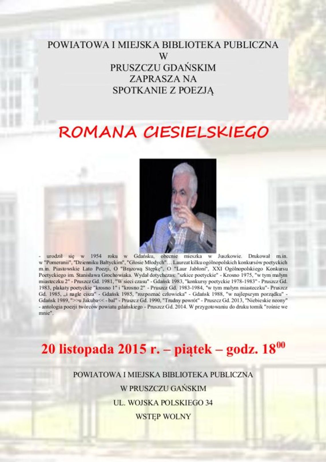 Spotkanie z Romanem Ciesielskim