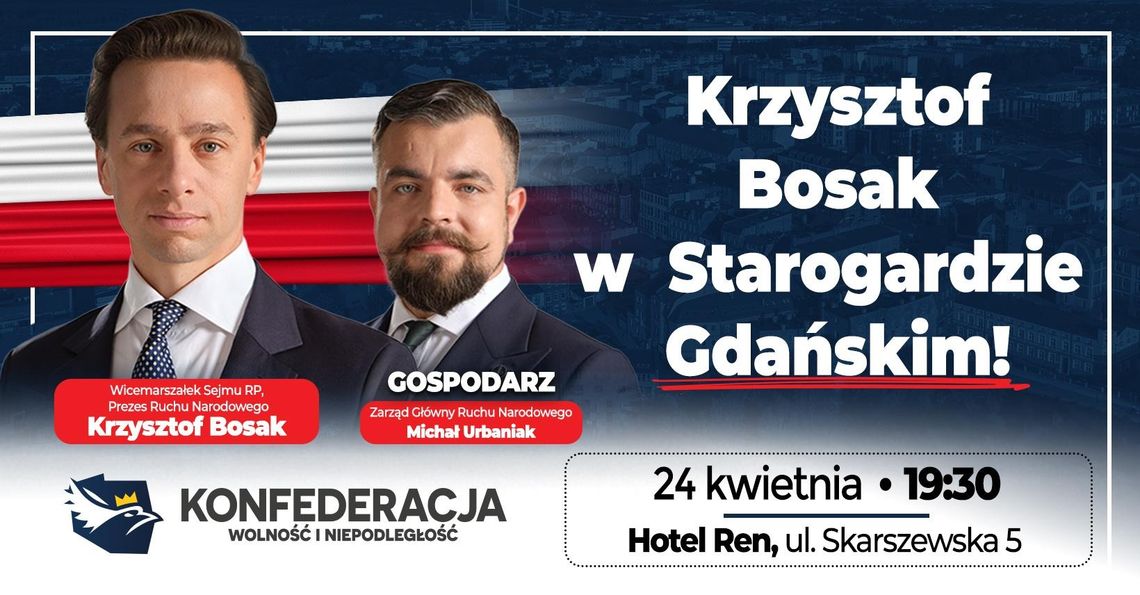 Spotkanie z wicemarszałkiem Sejmu w Starogardzie Gdańskim