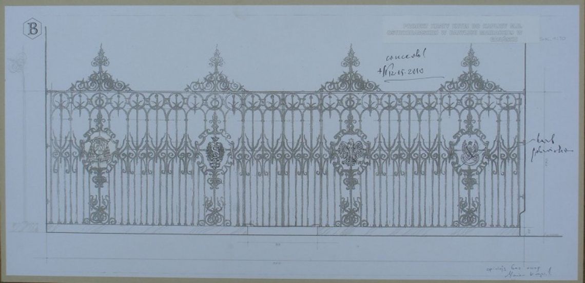 Sprawa ozdobnej kraty w Bazylice Mariackiej