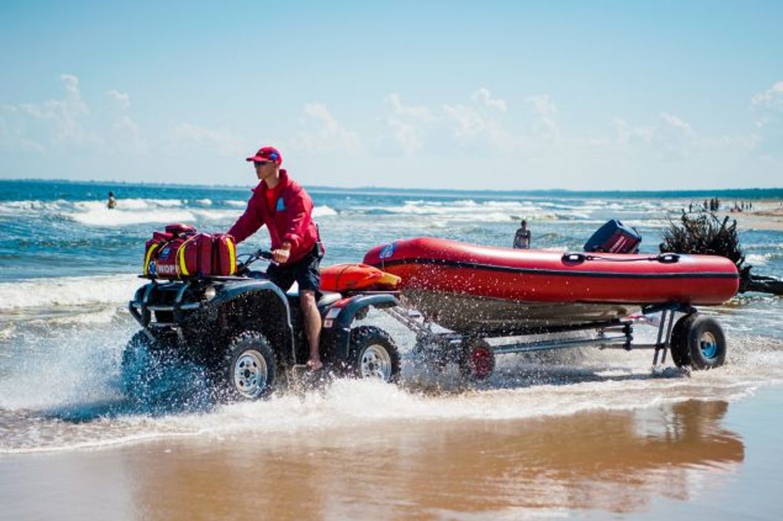 Sprawdzian ratowników morskich przed sezonem letnim