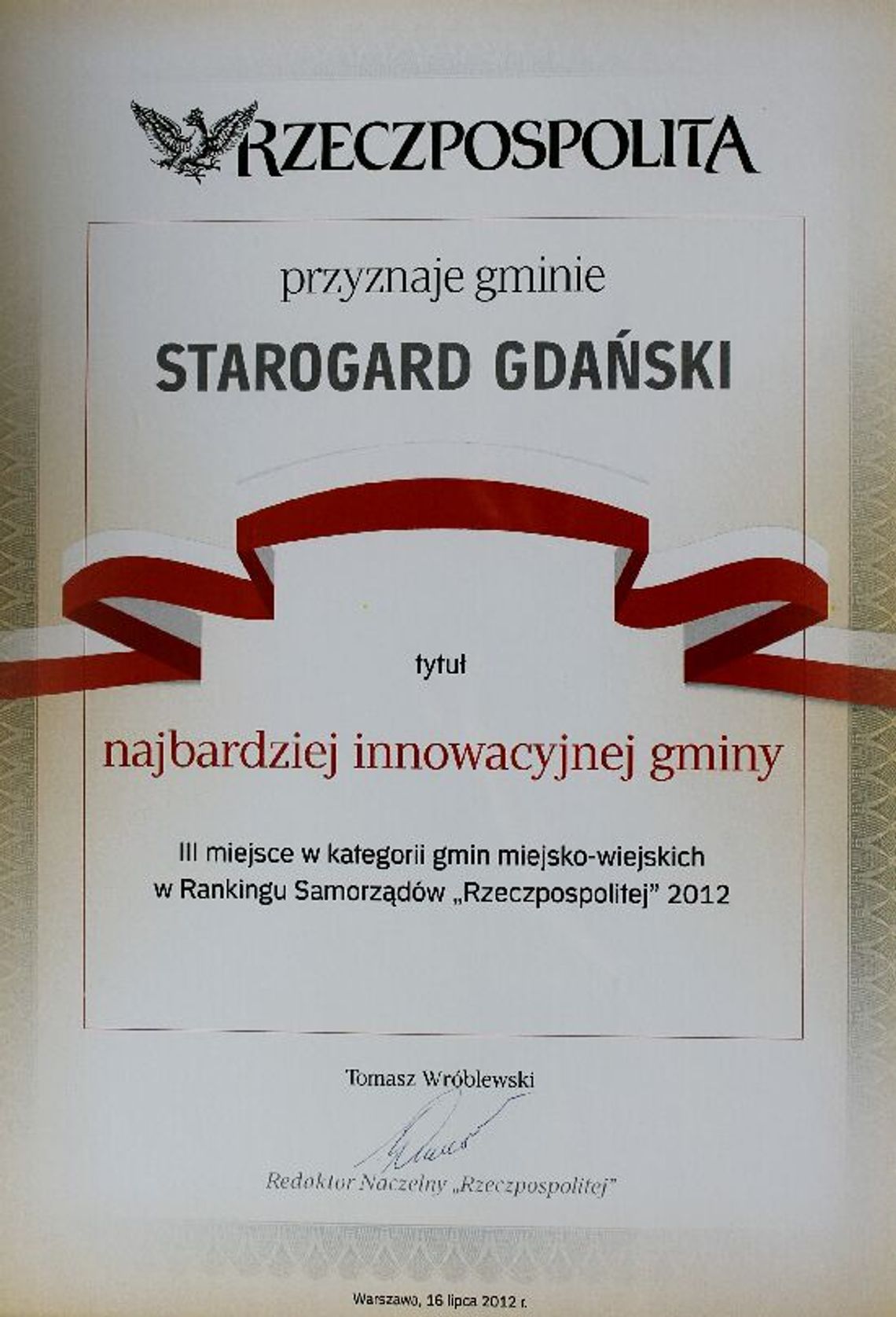 Starogard Gd. przed Tczewem, Chojnicami i Kościerzyną Starogard Gd. przed Tczewem, Chojnicami i Kościerzyną