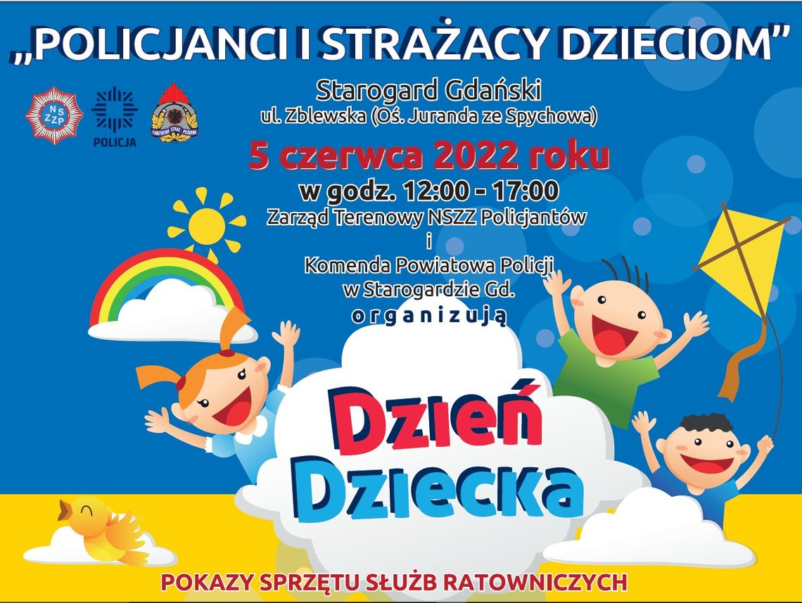 Starogard Gdański. Policjanci i strażacy dzieciom