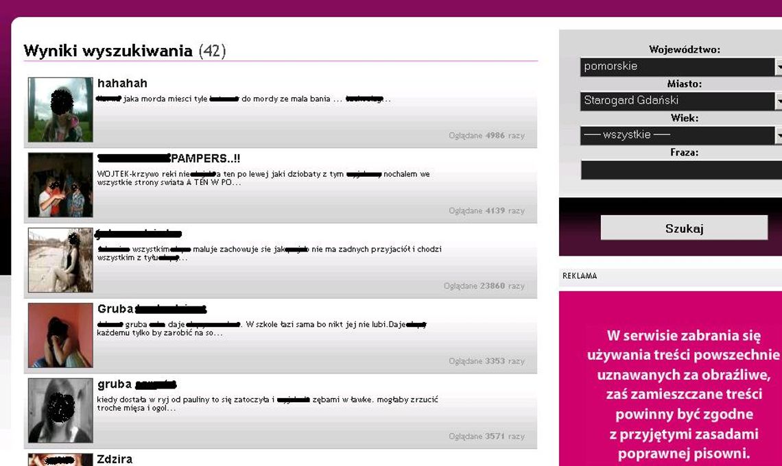 Starogardzianie pomawiani w internecie Starogardzianie pomawiani w internecie