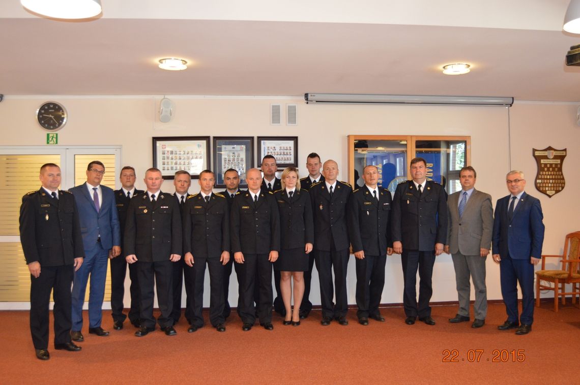 Starosta podziękował strażakom za pomoc 17-latce Starosta podziękował strażakom za pomoc 17-latce