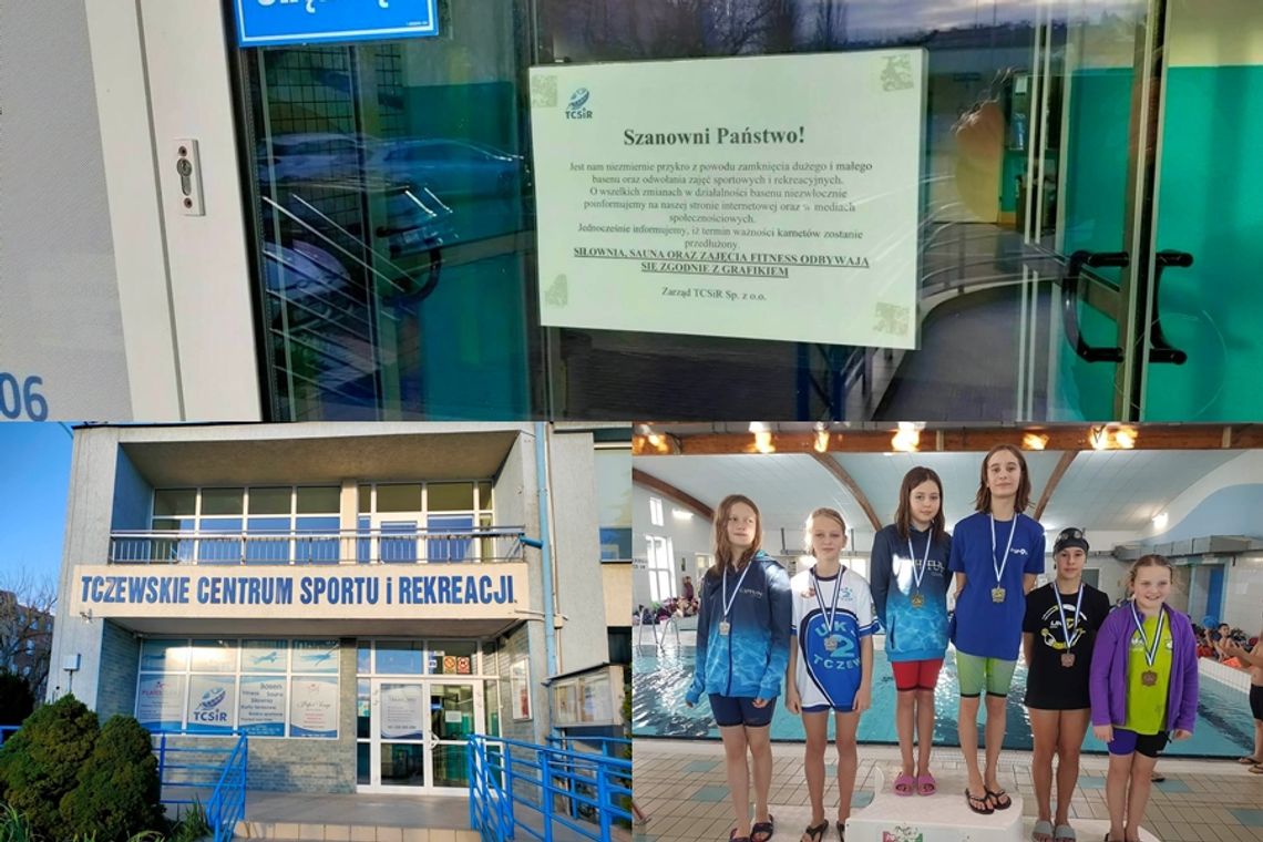 Strajk ratowników TCSiR i odpowiedź prezes ośrodka. A pływacy... z sukcesami na mistrzostwach województwa pomorskiego!