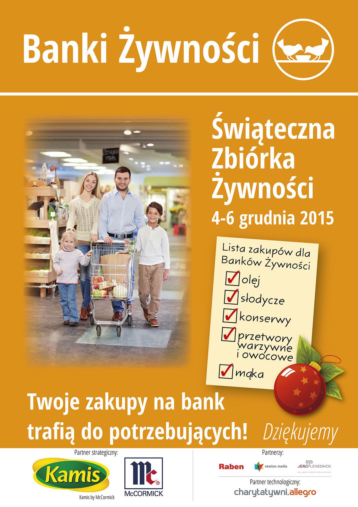 Świąteczna Zbiórka Żywności. Podziel się z potrzebującymi 