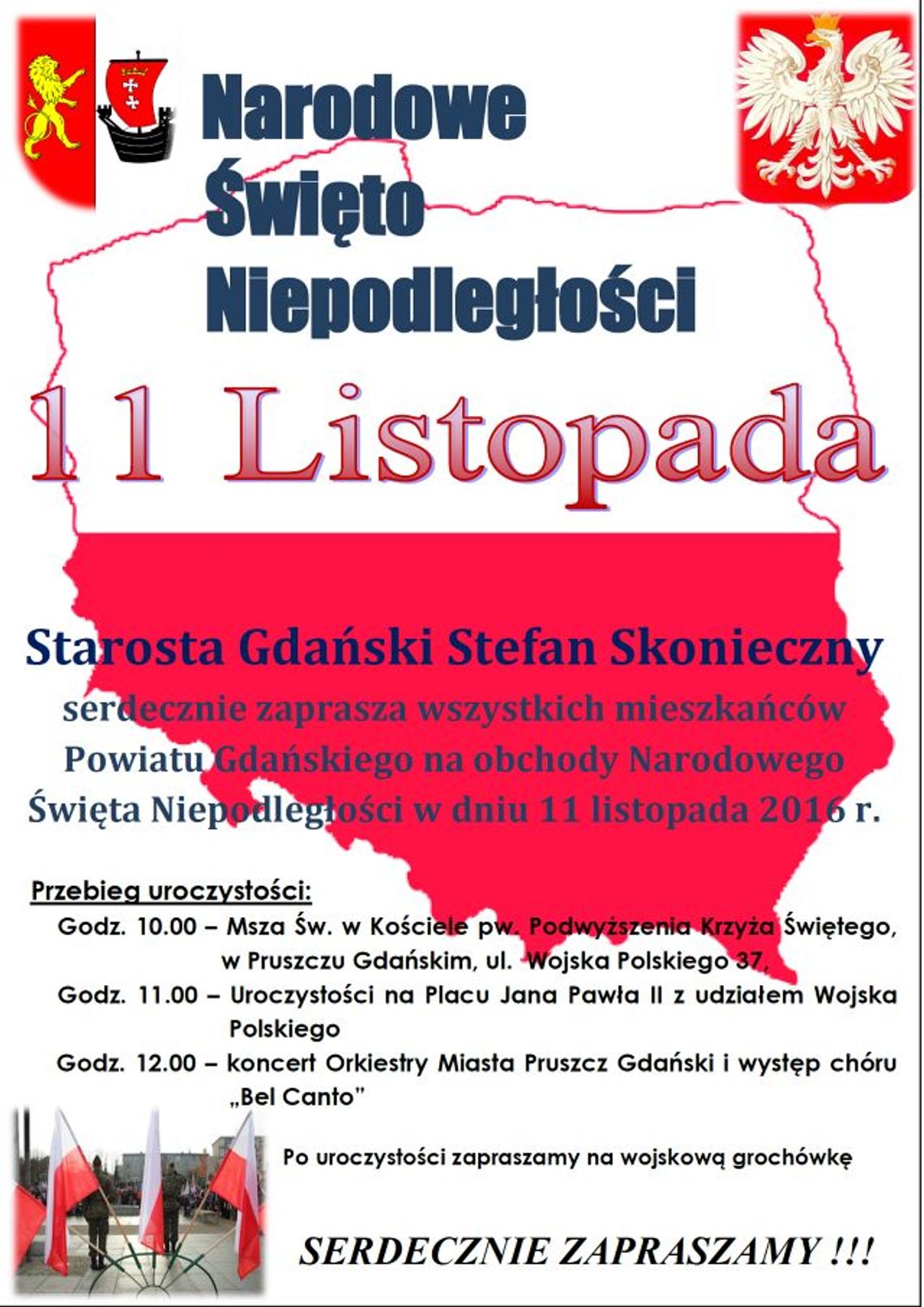 Święto Niepodległości w Pruszczu Gdańskim
