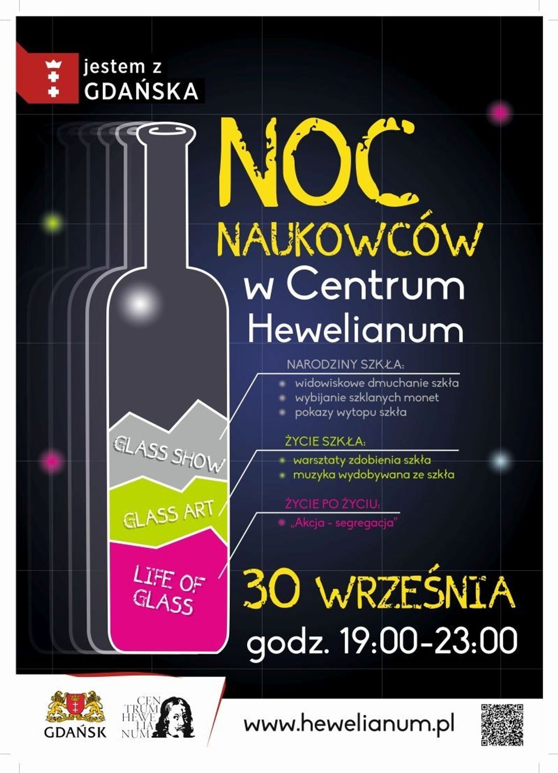 Szklane show w Centrum Hewelianum podczas Nocy Naukowców