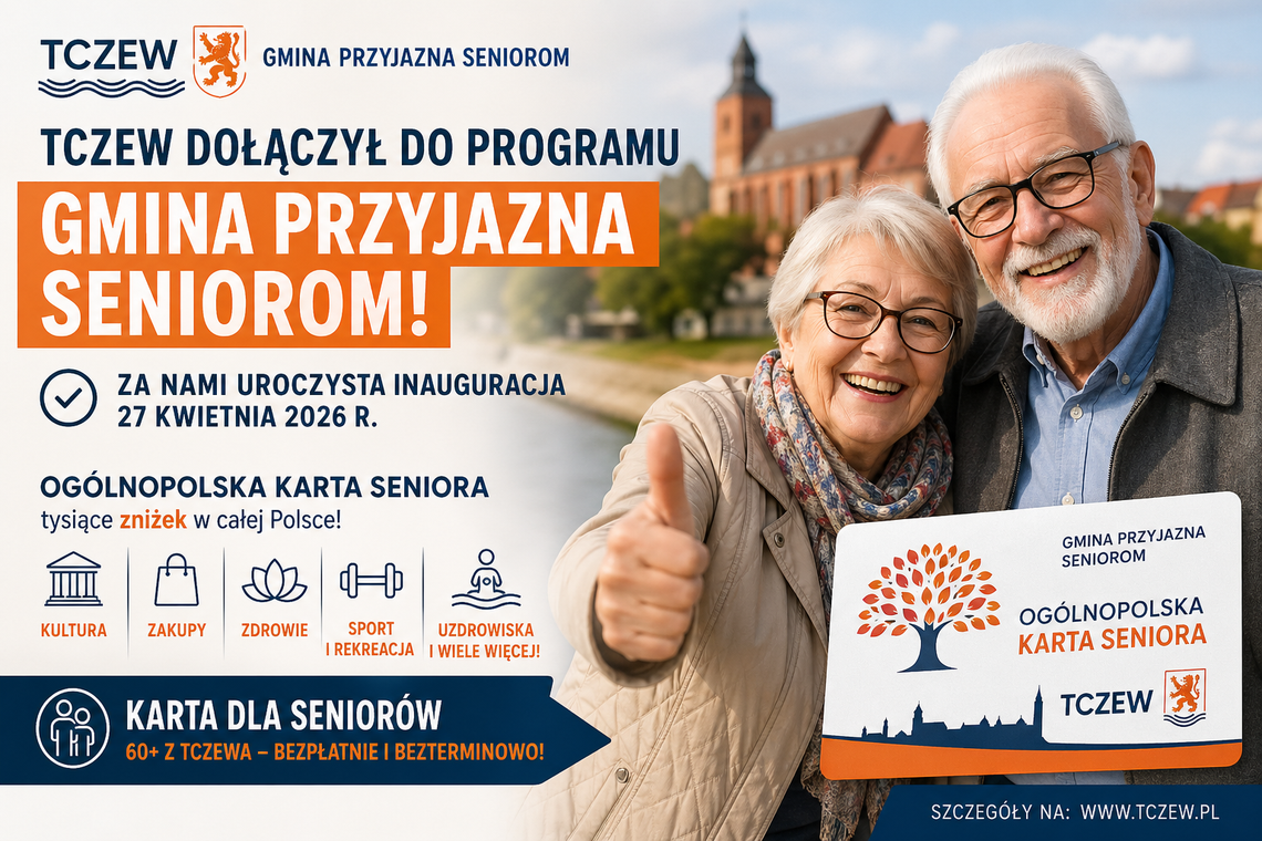 Tczew dołączył do programu „Gmina Przyjazna Seniorom”. Za nami uroczysta inauguracja